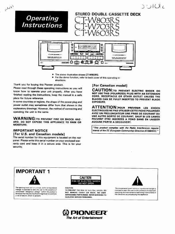 Pioneer Cassette Player CT-W803RS-page_pdf